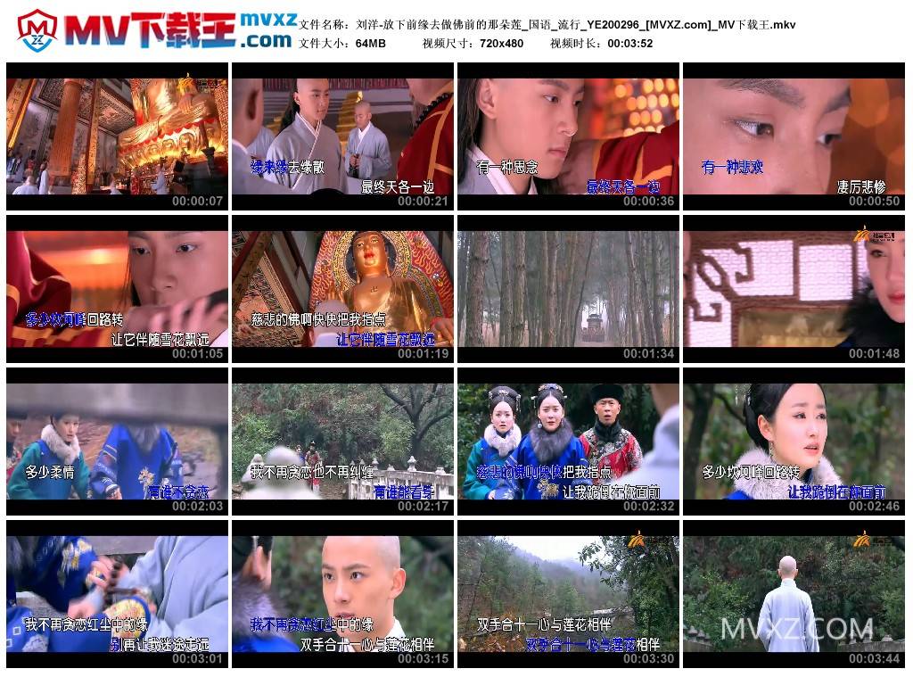 刘洋-放下前缘去做佛前的那朵莲_国语_流行_YE200296